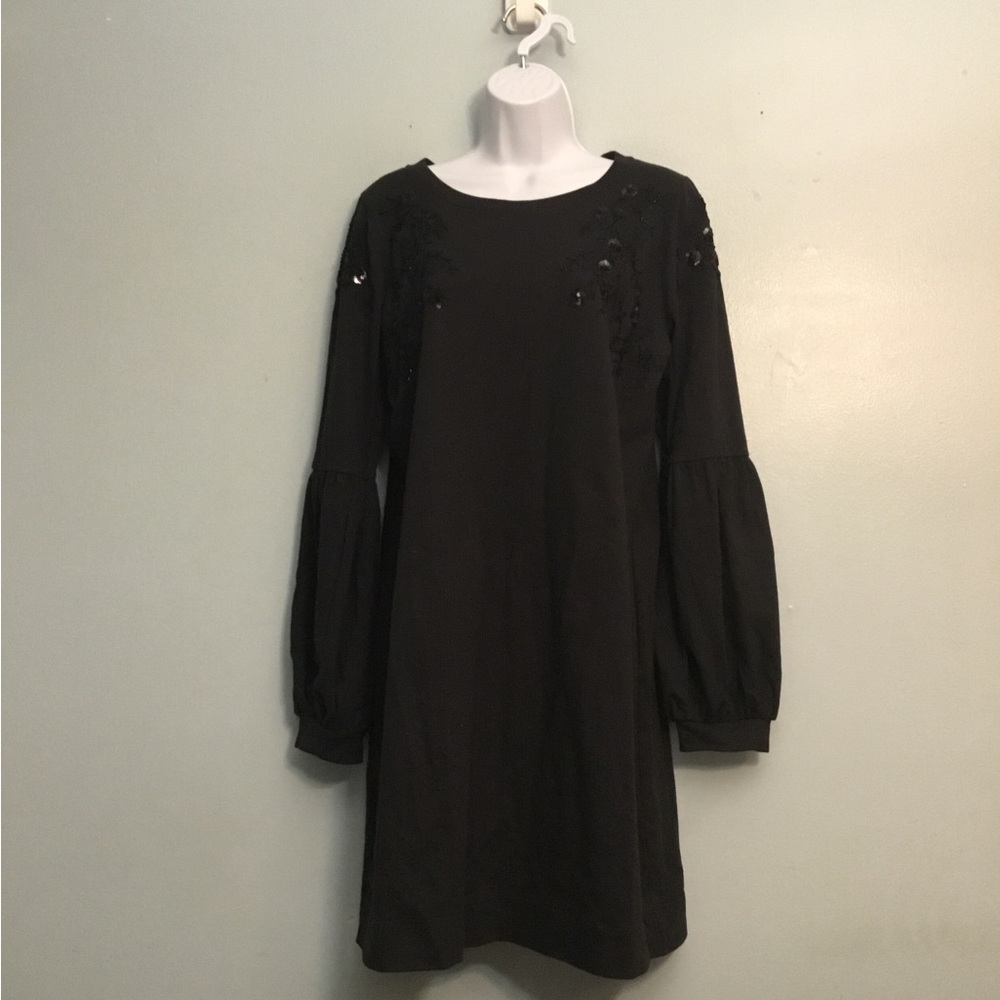 Lilly Pulitzer Elegant Black Long Sleeve Dress